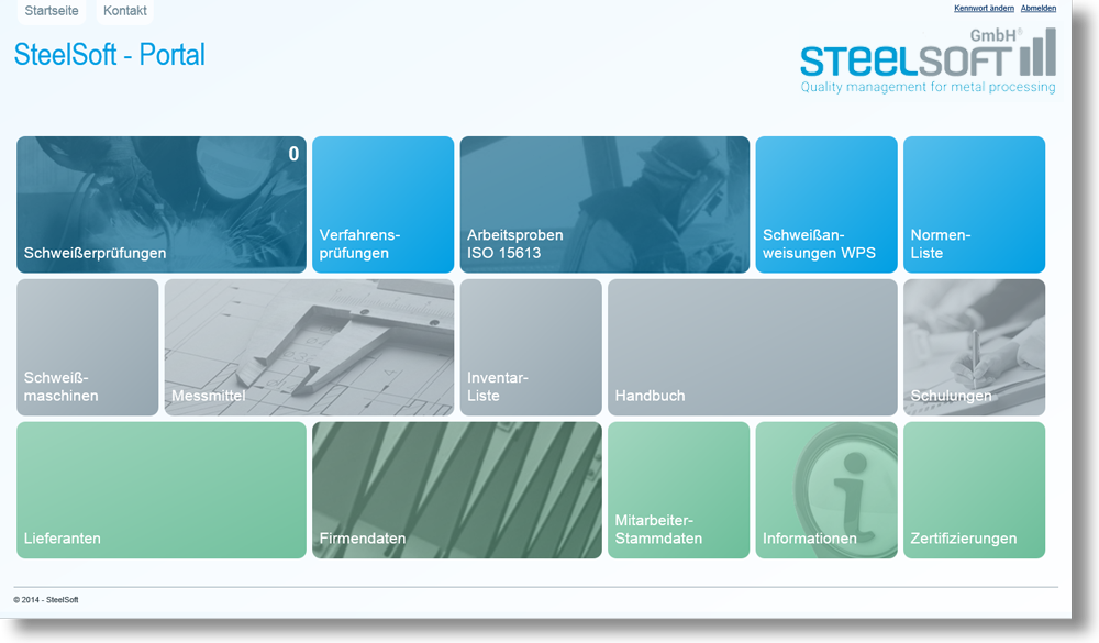 SteelSoft Startschirm